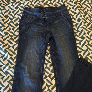 Maurices Women's Jeans - SIZE 1/2R, Dark Wash Bootcut